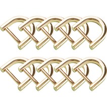 D링 15mm, 10개, 골드