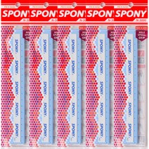 스포니 배드민턴 소프트핏 홀스파이럴그립 N-3000 5p, 스카이