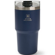 스위스밀리터리 보온보냉 라떼 텀블러 OKK-TKL600, LBL(샤이닝블루), 600ml