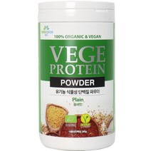 내추럴코스바이오 유기농 식물성 단백질 쉐이크 파우더 플레인, 500g, 1개