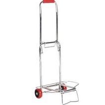 코끼리리빙 접이식 심플 이륜 핸드카트 소형 JGA-9035, 실버, 1개