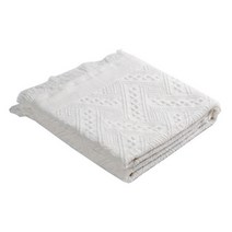 소니오 야외 에스닉 다용도 캠핑 담요 90 x 240 cm, 04 화이트 체크, 1개