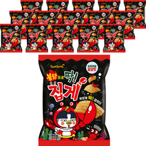 삼양 불닭으로 딱 집게 과자 16p, 70g, 16개