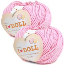 니뜨 아이돌 실 45g, 11 연핑크, 2개