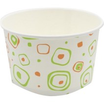 스완 동글 종이용기 9.6 x 8.7 cm 350ml, 1개, 25개입