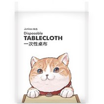 일회용 비닐 테이블보 식탁보 01 1.4 x 1.4 m, 10개입, 1개