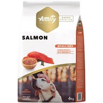 아미티 도그 어덜트 살몬 건식사료, 연어, 4kg, 1개