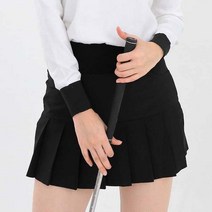 럭스골프 여성용 스터드 주름 큐롯 치마바지 MDG3S101