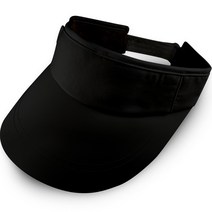 컬러매치 여성용 와이드 선바이져, 블랙