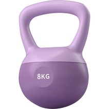 로이윙 소프트 말랑말랑 케틀벨, 퍼플, 8kg, 1개