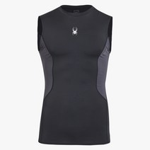 스파이더 남성용 트레이닝 프로웹 베이스 레이어 슬리브리스 티셔츠