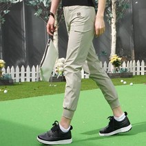 미우골프 럭스골프 여성용 하프밴딩 골프 조거팬츠 MW3M207