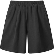 레이먼 남성용 멍머 핀턱 오버핏 밴딩 반바지