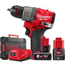 밀워키 12V FUEL 드릴 드라이버 GEN3 M12 FDD2-622X, 1개