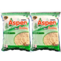 포그니 소동물용 아스펜 슬라이스 베딩, 350g, 2개
