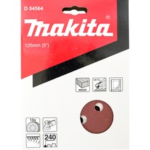마끼다 연마 디스크 125mm 240 D-54564 10p, 1개