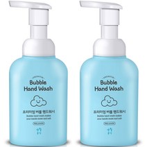 생활공식 프리미엄 버블 핸드워시 베이비파우더, 500ml, 2개