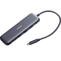 앤커 332 USB-C 5 in 1 멀티 허브 A8355, 블랙