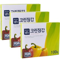 홈에디션명진 크린장갑, 100매, 3개