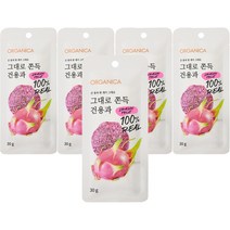 올가니카 그대로 쫀득 건용과 무설탕, 30g, 5개