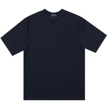 파이브엑스라지 남성용 오버핏 넥슬릿 포켓 반팔 티셔츠