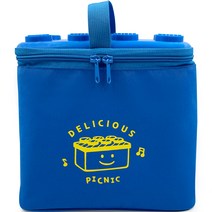 옥스포드 블럭보온보냉백, 블루