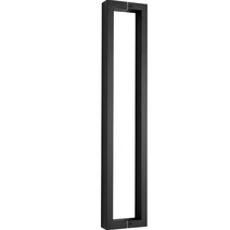 철물대장 강화도어 손잡이 블랙 600 스텐사각 40 x 20 mm, 1개