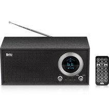 브리츠 포터블 블루투스 스피커 BA-HMK31 + 무선 리모콘, 블랙