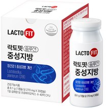 락토핏 솔루션 중성지방 유산균 8.1g, 30정, 1개