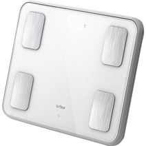 앳플리 와이더9 스마트 더블 스마트인 체중계, M89105, 화이트