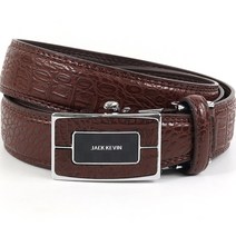 잭케빈 악어 가죽 무소음 정장벨트 JK-CLBR402
