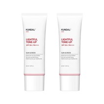쿤달 데일리 라이트풀 톤업 선크림 SPF50+ PA++++, 40ml, 2개