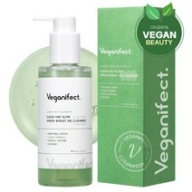비건이펙트 클린 앤 글로우 청보리 LHA 클렌징 젤 폼, 205ml, 1개