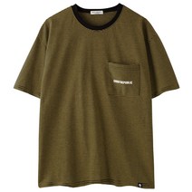 고스트리퍼블릭 남성용 사선포켓 스트라이프 반팔티셔츠 GT-3160