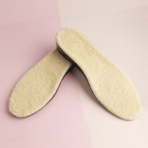 풋인솔 여성용 울 기능성 키높이 털깔창 3.5cm