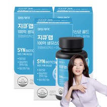 지큐랩 100억 생유산균 골드 450mg, 60정, 27g, 3개