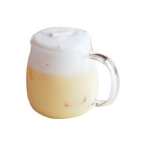 내열 유리 손잡이 머그컵 소 300ml, 1개