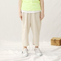 키즈코디 아동용 린넨 핏좋은 9부 팬츠