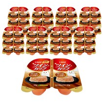 이나바 트윈컵 IMC-214 24P, 24개, 가다랑어 + 가다랑어포 혼합맛