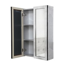 기프트캔 실버 메탈 욕실장, 혼합 색상, 1개