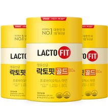 종근당건강 락토핏 골드, 160g, 3개