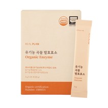 리얼플랜 유기농 곡물 발효효소 30p, 3g, 1개