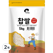 엉클탁 국산 찹쌀, 5kg, 2개