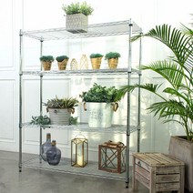 에스파스 메탈 스텐드선반 산업용1200 4단, 실버