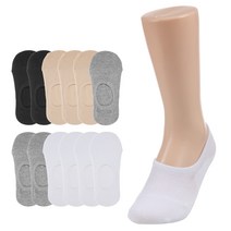 베이스알파 에센셜 여성용 논슬립 페이크삭스 혼합색상