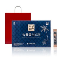 개성상인 녹용 홍삼 스틱 30개입   쇼핑백, 300ml, 1세트