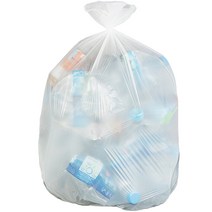 [쓰레기봉투60l] 베로나 배접 분리수거 쓰레기봉투 유백, 60L, 100매
