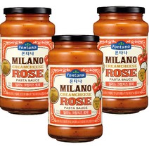 폰타나 밀라노 크림치즈 로제 파스타소스, 610g, 3개