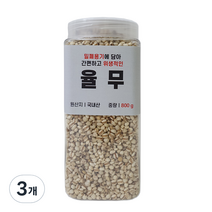 대한농산 통에담은 율무, 3개, 800g
