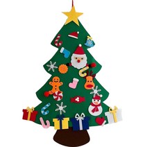 까사드로잉 크리스마스 펠트 부직포 벽트리, 트리E